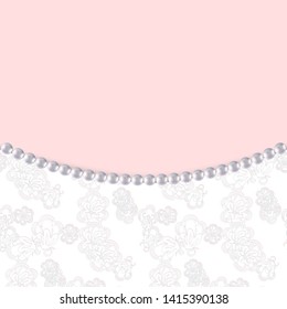 beautiful greeting card with delicate pattern. vector illustration.