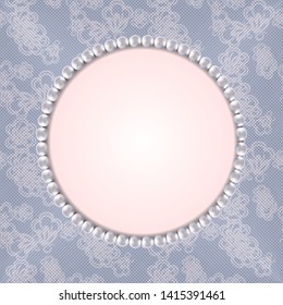 beautiful greeting card with delicate pattern. vector illustration.