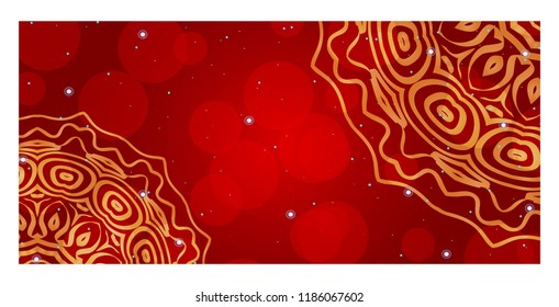 Beautiful Greeting Card for Festival Diwali. Background vector Ilustration. Festival Celebration in India.