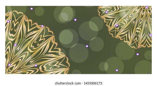 Beautiful Greeting Card for Festival Diwali. Background vector Ilustration. Festival Celebration in India.