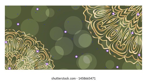 Beautiful Greeting Card for Festival Diwali. Background vector Ilustration. Festival Celebration in India.