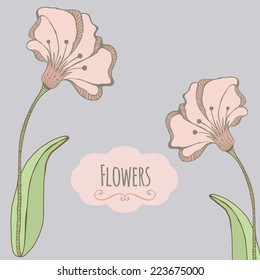 Beautiful greeting card .Happy mother's day. Bright illustration, can be used as creating card,invitation card for wedding,birthday and other holiday and cute  background.