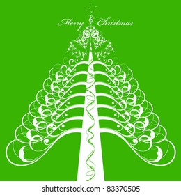 Beautiful greeting card of Merry Christmas