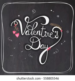 Beautiful greeting card for Valentine's Day Celebration.