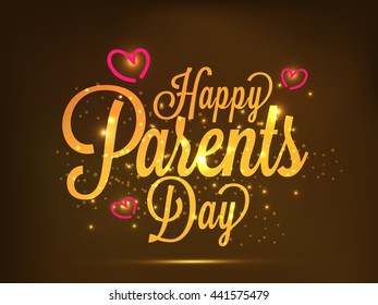 A beautiful greeting card,banner or poster for Parents day.