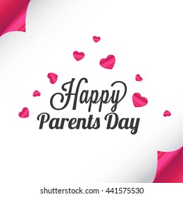 A beautiful greeting card,banner or poster for Parents day.