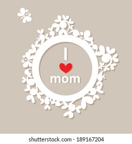 Beautiful greeting for mother's day