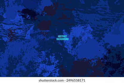Beautiful grunge blue art abstract background. With free space for text.