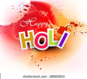 Beautiful grunge colorful gulal of holi festival vector background