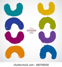 Beautiful grunge design elements. Vector illustration