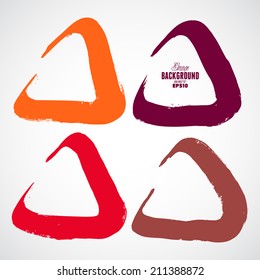 Beautiful grunge design elements. Vector illustration