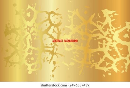 Beautiful grunge gold art abstract background. With free space for text.