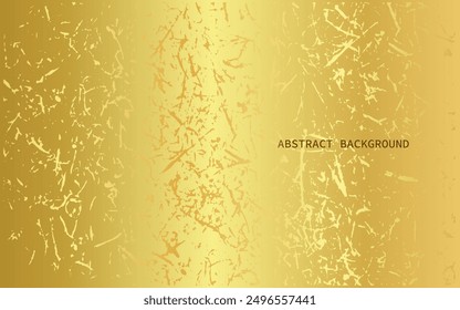 Beautiful grunge gold art abstract background. With free space for text.