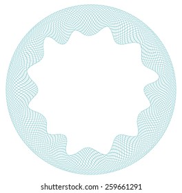 Beautiful guilloche rosette
