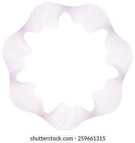 Beautiful guilloche rosette
