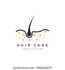 Beautiful hair wave abstract logo and  hair care logo. Logo for business, salon, beauty, hairdresser, care.