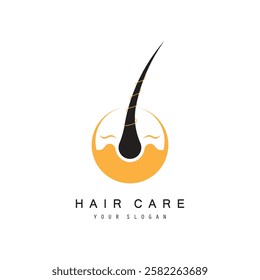 Beautiful hair wave abstract logo and  hair care logo. Logo for business, salon, beauty, hairdresser, care.