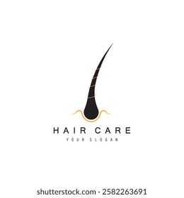 Beautiful hair wave abstract logo and  hair care logo. Logo for business, salon, beauty, hairdresser, care.