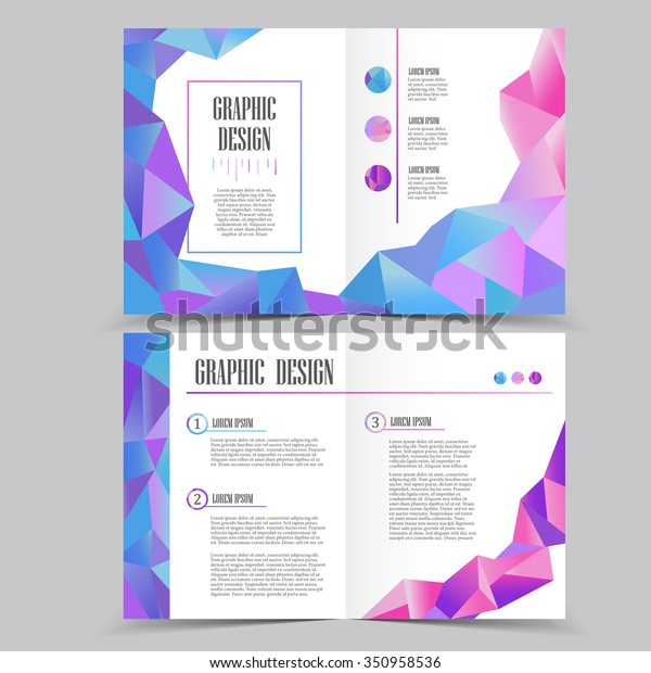 beautiful halffold brochure template design crystal stock half fold brochure template free