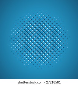 Beautiful Halftone Dew drop