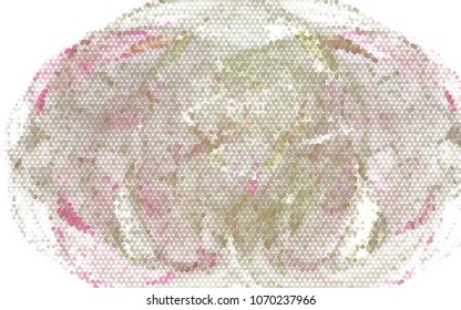 Beautiful halftone layout with an abstract pattern of dots. Design element for greeting cards, book covers, title backgrounds. Vector clip art.