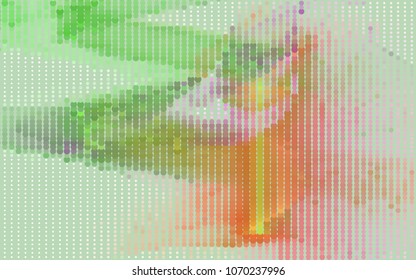 Beautiful halftone layout with an abstract pattern of dots. Design element for greeting cards, book covers, title backgrounds. Vector clip art.