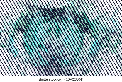 Beautiful halftone layout with an abstract pattern of dots. Design element for greeting cards, book covers, title backgrounds. Vector clip art.