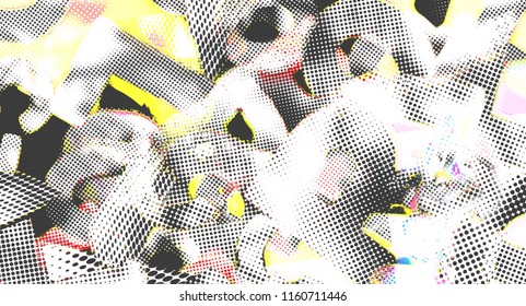 Beautiful Halftone Texture. Vector.
