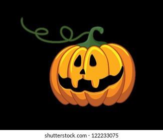 Beautiful Halloween Pumpkin lantern.