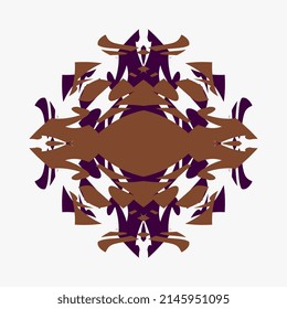 beautiful hand art mandala pattern illustration vector for decoration