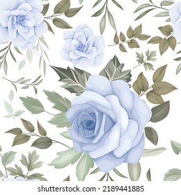 beautiful hand drawing floral seamless pattern