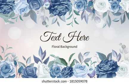 Beautiful hand drawing flowers background