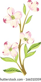 Hermoso motivo floral a mano