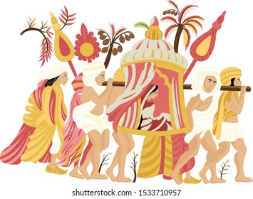 baraat stock illustrations images vectors shutterstock https www shutterstock com image vector beautiful hand drawn colour full mughal 1533710957