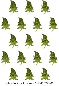 Beautiful hand drawn colour full  realistic floral repeat vector motif drawing.