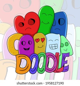 beautiful hand drawn of doodle art. vector illustration