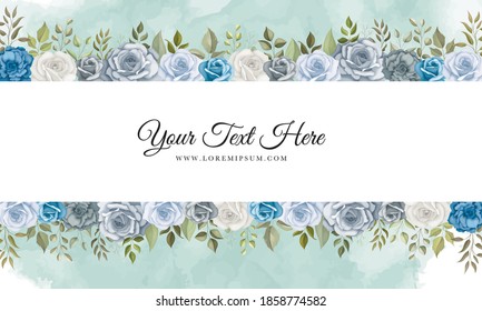 Hermoso fondo floral dibujado a mano