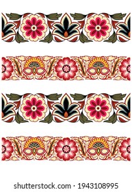 beautiful hand drawn floral element