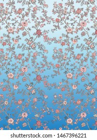 Beautiful hand drawn floral pattern
