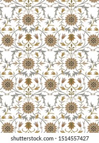 Beautiful hand drawn floral pattern