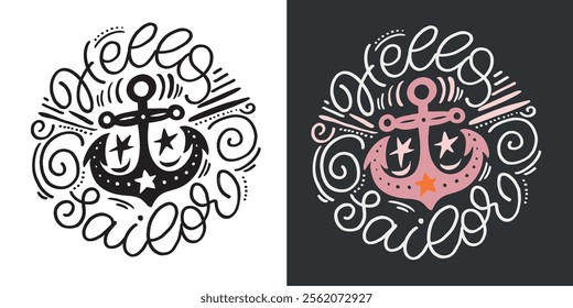 Beautiful hand drawn lettering quote. Lettering for t-shirt design, mug print, bag print, clothes fashion. 100% vector image.