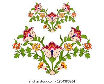 Beautiful hand drawn motif. Enhance your design quality  