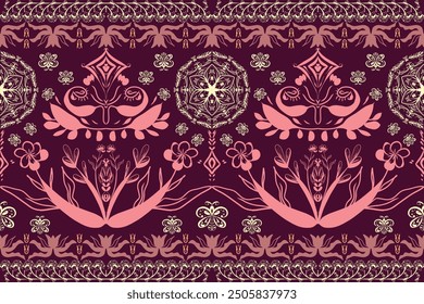 Beautiful Hand drawn seamless patterns leaves for fabric, textiles, clothing, wrapping paper, cover, rug, home decor, abstract backgrounds. Beautiful pattern and colourful in vector file.