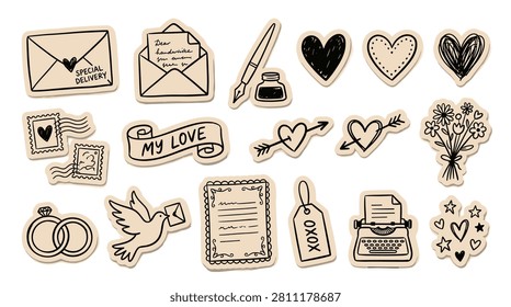 Beautiful hand drawn sticker