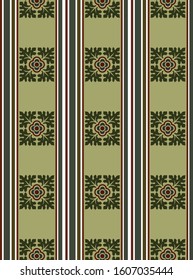 Beautiful hand drawn  textile borders