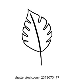 the beautiful hand drawn of tree branches with leaves on white background vector illustration