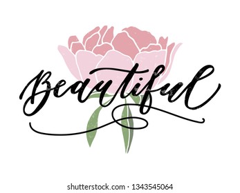 Beautiful hand lettering