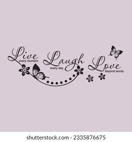 beautiful hand written lettering with a positive message