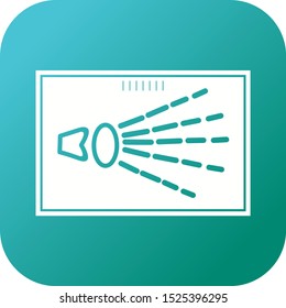 Beautiful Hand X ray Vector Glyph icon