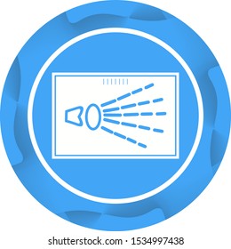 Beautiful Hand X ray Vector Glyph icon